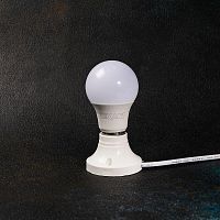 Изображение Лампа светодиодная A60 9.5Вт Груша 2700К тепл. бел. E27 903лм Rexant 604-001 