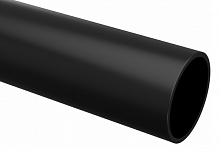 Изображение Труба гладкая ПВХ жесткая d25мм черн. (дл.2м) Plast EKF trg-25b-2m 