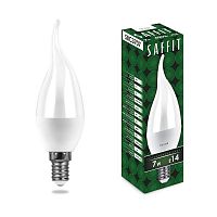 Изображение Лампа светодиодная LED 7вт Е14 белый матовая свеча на ветру 55055 