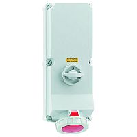 Изображение Розетка настенная 125А 4п 3P+PE 380-415В IP67 с блокировк. Bals 16621 