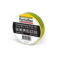 Изображение Изолента ПВХ 19х0.13х20 желт./зел. Fortisflex 90824 