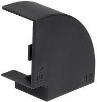 Изображение Угол для кабель-канала 90град. КМП 25х16 черн. (уп.4шт) ELECOR IEK EL-KK10D-P-025-016-K02 