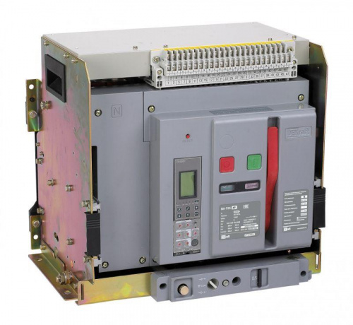 Изображение Выключатель автоматический воздушный 4п 1250А 80кА ВА-731 расцеп. Н выкатн. DEKraft 27155DEK 