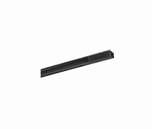 Изображение Шинопровод чёрный 2м PTR 2M-BL с токоподводом и   заглушкой Jazzway  5010710 