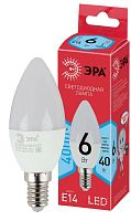 Изображение Лампа светодиодная RED LINE LED B35-6W-840-E14 R B35 6Вт свеча E14 нейтр. бел. ЭРА Б0051057 