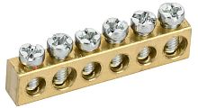 Изображение Шина нулевая сечение 6х9 6 отв. TEKFOR IEKTF-KP00D-SN-06 