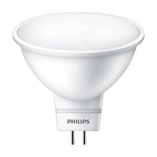 Изображение Лампа светодиодная LED spot 5W 400lm GU5.3 840 220V Philips 929001844687 