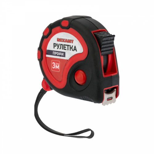 Изображение Рулетка измерительная "Профи" прорезин. корпус 3мх16мм Rexant 12-9004 