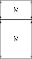 Изображение Панель с монтаж. платой 2ряда/5 рейки ABB 2M1A 