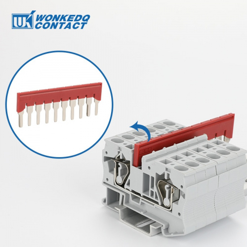 Изображение Перемычка 10 полюсная FBS 10-8 для клемм JST/JPT 6   JST/JPT 6-TW WONKE ELECTRIC 