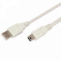 Изображение Шнур mini USB (male) - USB-A (male) 3м Rexant 18-1136 