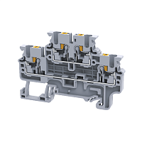 Изображение Клемма 2х-ярусная push-in OptiClip CPDL-2.5-2L-I сер. КЭАЗ 331862 