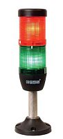 Изображение Колонна сигнальная 50мм светодиод LED 220В красн./зел. EMAS IK52L220XM03 