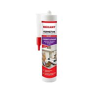 Изображение Герметик силиконовый универсальный 280мл бел. Rexant 89-0923 