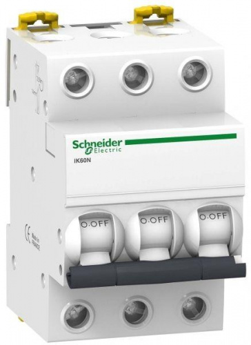 Изображение Автомат  Schneider Electric iK60  3Р  13А  тип C  6кА  на DIN-рейку  A9K24313 