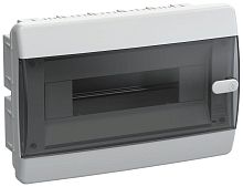 Изображение Корпус пластиковый ЩРВ-П-12 IP41 черн. прозр. дверь UNION Compact IEK UIC-KP12-V-12-41-K01 