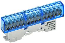 Изображение Шина TEKFOR N "ноль" неизол. на универс. держ. 6х9-14-С IEK TF-NN10-14-DL-K07 