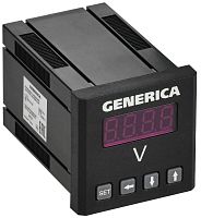 Изображение Вольтметр цифровой щитовой 1ф 48х48 LED GENERICA IDV31-5-1-0-LED-G 