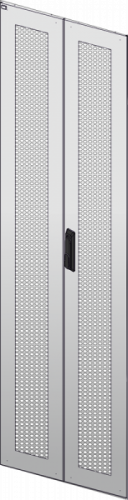 Изображение Дверь перфорированная двустворч. для шкафа LINEA N 42U 600мм сер. ITK LN35-42U6X-D2P 