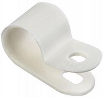 Изображение Скоба крепежная 9мм нейлон. бел. (уп.50шт) IEK USK11-09-050-K01 