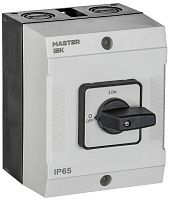 Изображение Переключатель кулачковый 16А (сх. 10) в боксе стандартная рукоятка IEK MI-CS20-016-010 