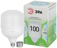 Изображение Лампа светодиодная GREEN LINE POWER T140-100W-840-E27/E40 GL 100Вт колокол 4000К яркий свет бел. E27/E40 Эра Б0067037 