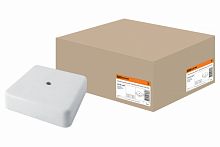 Изображение Коробка распаячная КР 100х100х29 ОП белая IP40 TDM   SQ1401-0207 