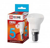 Изображение Лампа светодиодная LED-R39-VC 5Вт 230В E14 4000К 410лм IN HOME 4690612030852 