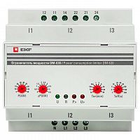 Изображение Ограничитель мощности 3ф ОМ-630 PROxima EKF rel-pl-630 