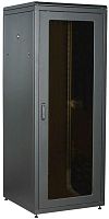Изображение Шкаф сетевой LINEA N 18U 800х800мм стекл. передняя дверь задняя металлическая черн. ITK LN05-18U88-GM 