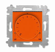 Изображение Терморегулятор Levit с поворотной ручкой 16А оранж./дым. черн. ABB 2CHH920003A6066 