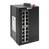 Изображение Промышленный управляемый коммутатор уровня L2 ML2-16GT, 16 портов 10/100/1000Base-T(X) RJ45, монтаж на динрейку TSX EKF TSX-ML2-16GT 