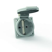 Изображение Розетка встраиваемая Schuko 16А 3п 250В IP54 сер. Quick Connect Bals 71100 