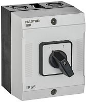 Изображение Переключатель кулачковый 10А (сх. 54) в боксе стандартная рукоятка IEK MI-CS20-010-054 