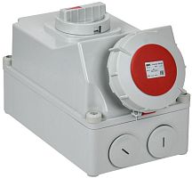 Изображение Розетка с мех. блокировкой 63А-6ч 380В 3P+PE ССИ-834 IP67 IEK PSR12-063-4-5-67 