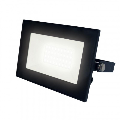 Изображение Прожектор светодиодный ULF-F21-30W/3000K IP65 200-250В BLACK теплый бел. свет 3000К. черн. Uniel UL-00007732 