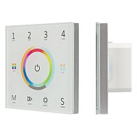 Изображение Панель Sens SMART-P67-MULTI White 230В 4 зоны 2.4G IP20 пластик Arlight 028321 