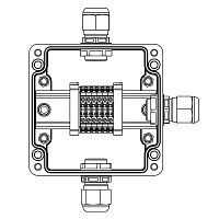 Изображение Коробка взрывозащищенная клеммная из полиэстера TBE-P-03-(6xCBC.2)-1xPABMP(A)-1xPABMP(C)-1xPABMP(D)1Ex e IIC Т5 Gb / Ex tb IIICT95град.C Db IP66 DKC 1231.031.22.121V 