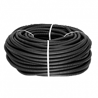 Изображение Труба гофр. ПНД с протяжкой d32 мм (25 м) черная EKF-Plast tpnd-32-25m 
