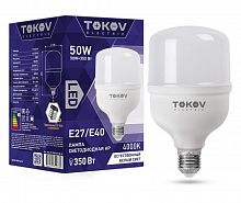 Изображение Лампа светодиодная 50Вт HP 4000К Е40/Е27 176-264В TOKOV ELECTRIC TKE-HP-E40/E27-50-4K 