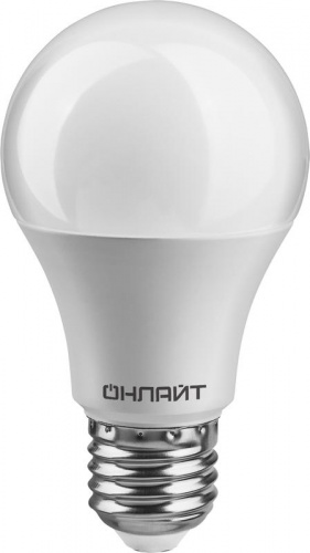 Изображение Лампа светодиодная LED 12вт Е27 теплый ОНЛАЙТ    арт. 71682  (упак.10шт.)  19627 