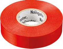Изображение Изолента Navigator 71 230 NIT-B15-10/R красная    17628  упак.:50 
