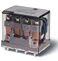 Изображение Реле миниатюрное силовое электромеханич. монтаж на печатную плату 4CO 12А AgNi 24В DC RTI FINDER 564490240000 