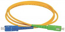 Изображение Патч-корд оптический коммутационный соединительный для одномодового кабеля (SM); 9/125 (OS2); SC/UPC-SC/APC (Simplex) (дл.70м) ITK FPC09-SCU-SCA-C1L-70M 