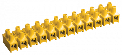 Изображение Зажим винт. ЗВИ-5 н/г 1,5-4,0мм2 2х12шт ИЭК желты  упак.:50  UZV7-005-04-2 