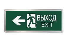 Изображение Светильник светодиодный ССА ВЫХОД-EXIT человек/стрелка 3Вт аварийный двусторонний TOKOV ELECTRIC TKE-SSA-3-2/4-IP20 