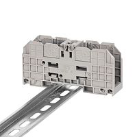 Изображение Клемма проходная болтовой зажим 2 точки подключения 35кв.мм сер. DKC FER-35 