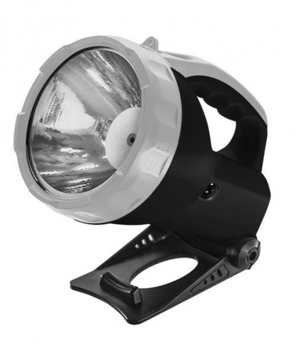 Изображение Фонарь-прожектор аккумуляторный AccuF6-L3W-bk SMD 3Вт IP20 2 режима: яркий/эконом аккум. 0.9А.ч индикатор зарядки; ремень с подставкой черн. ФАZА 5027640 
