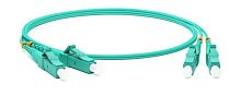 Изображение Патч-корд FC-D2-503-LC/PR-LC/PR-H-30M-LSZH-AQ волоконно-оптический (шнур) MM50/125(OM3) LC-LC duplex 10G/40G LSZH 30м Hyperline 243268 