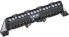 Изображение Шина нулевая N в комб. изол. "Стойка" 6х9-7+7-Ч TEKFOR IEK TF-NN10-77-DP-K02 